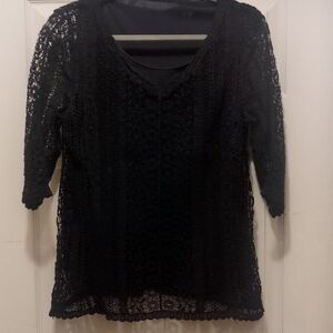 Chic Navt Lace Women's Blouse